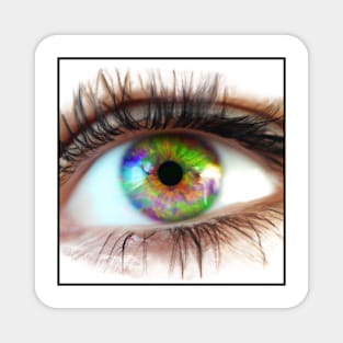 Rainbow Eye Ball Magnet