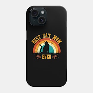 Retro Best Cat Mom EVER Phone Case