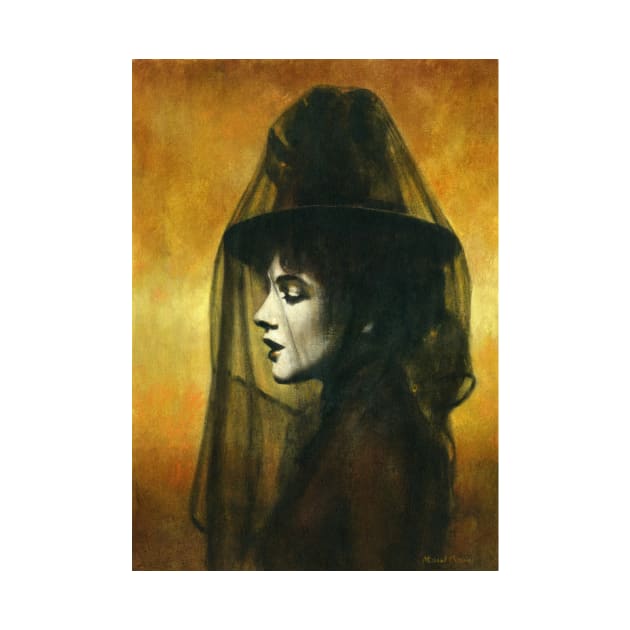 Victorian Gothic Girl In Veil by mictomart