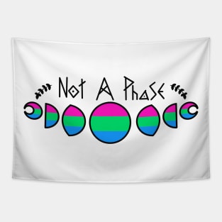 Not a Phase - Polysexual Pride Tapestry