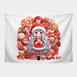 Christmas With Your Favorite Anime Tapestry