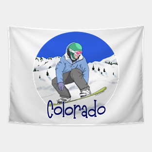 Snowboard Colorado Tapestry