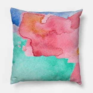 Watercolor - Colors Splash Pillow