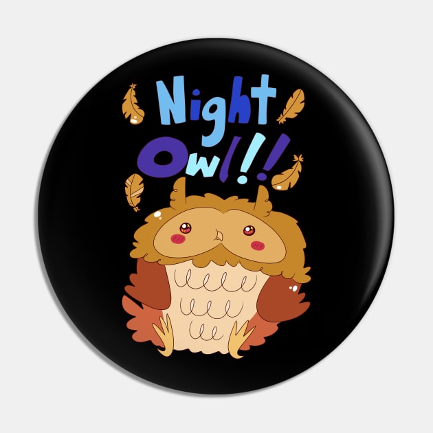 Night Owl Pin by saradaboru