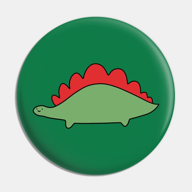 Simple Stegosaurus Pin by saradaboru