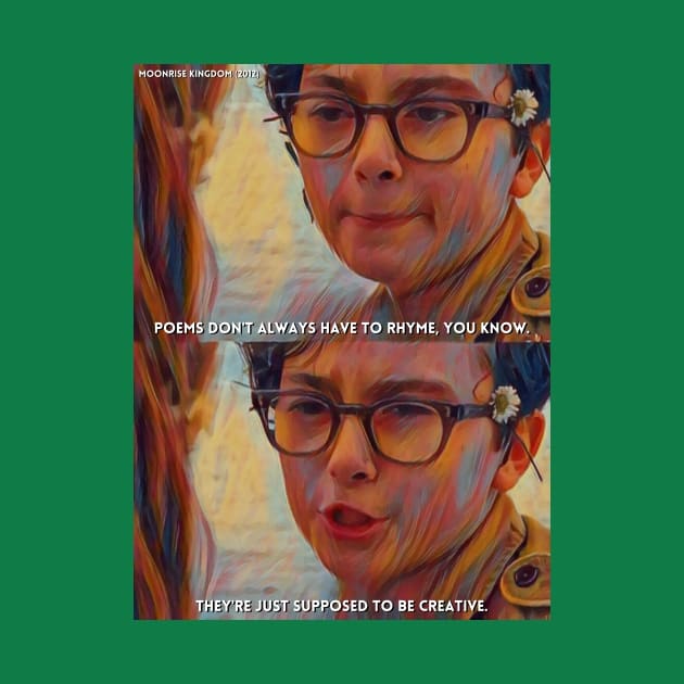 Poems | Moonrise Kingdom (2012) Movie Digital Fan Art by Sentiment et al.