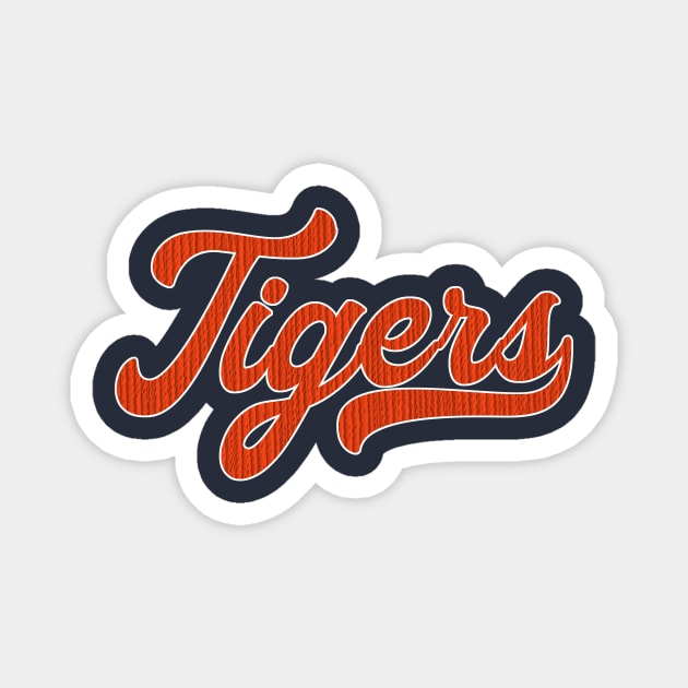 Tigers Embroided Magnet by CovpaTees