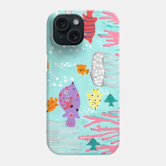 Tropical Fish Fantasy Phone Case by SartorisArt1