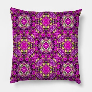 Beautiful purple flower patterns. Pillow