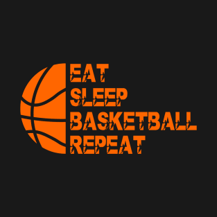 Eat Sleep Basketball Repeat T-Shirt