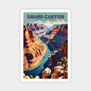 Grand Canyon National Park Travel Ad Magnet