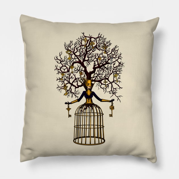 Wrong keys Pillow by HelenaCooper