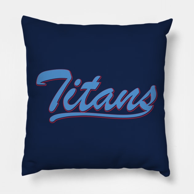 Titans 2024 Pillow by Nagorniak