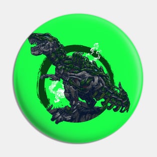 Mecharex Rises - NeonGreen Pin