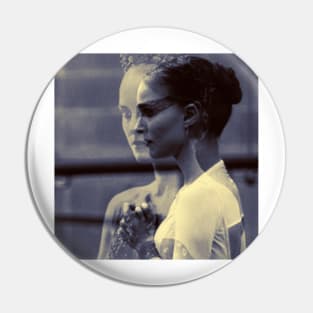 Natalie Portman in Black Swan Sticker Pin