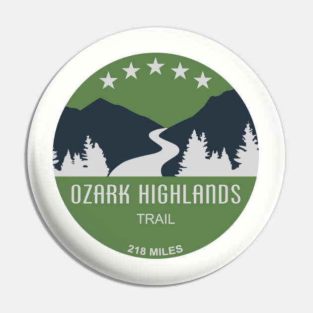 Ozark Highlands Trail Pin by esskay1000