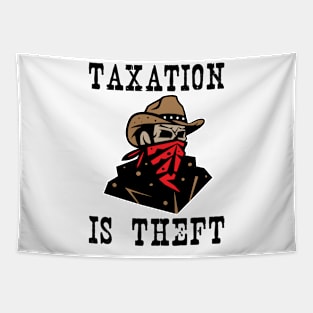 Taxation Is Theft Gift For Accountant Tapestry