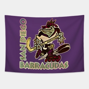 San Diego Barracudas Roller Hockey Tapestry