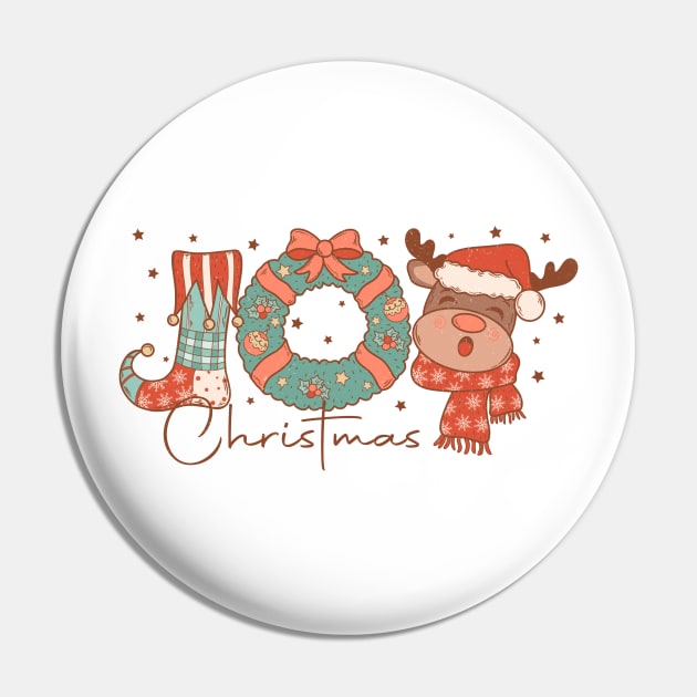 Joy Christmas Pin by MZeeDesigns