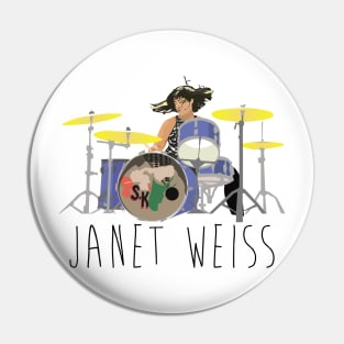 janet weiss she is amazin Pin