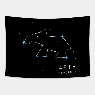 Fancy Horoscope Art Zodiac Astrological Sign Tapir Tapestry