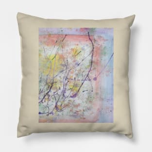 Paint Splashes Pillow