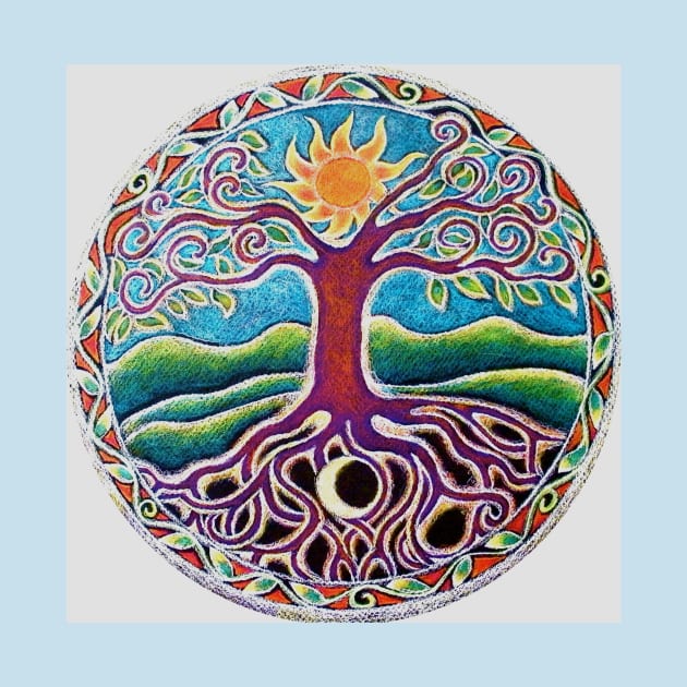 Summertime Tree of Life Mandala by EclecticArt