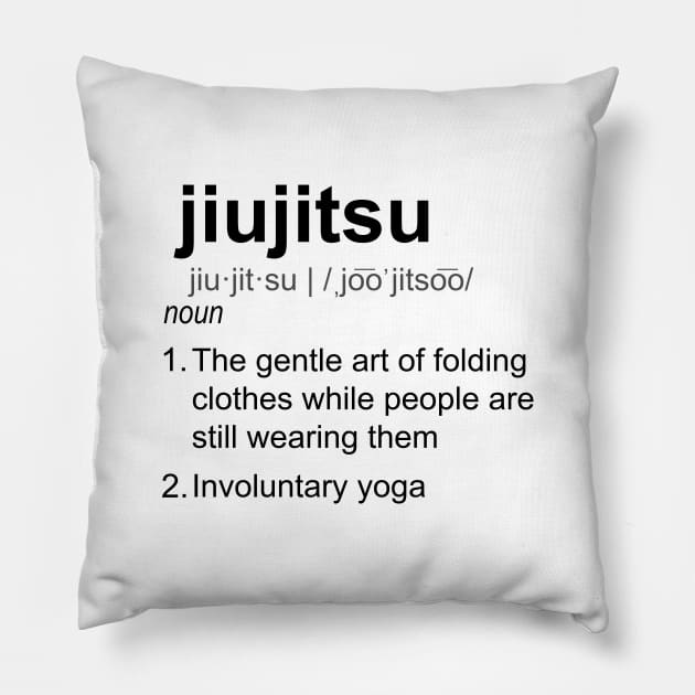 Jiujitsu Definition Pillow by giovanniiiii