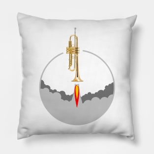 Trumpet Rocket Pillow