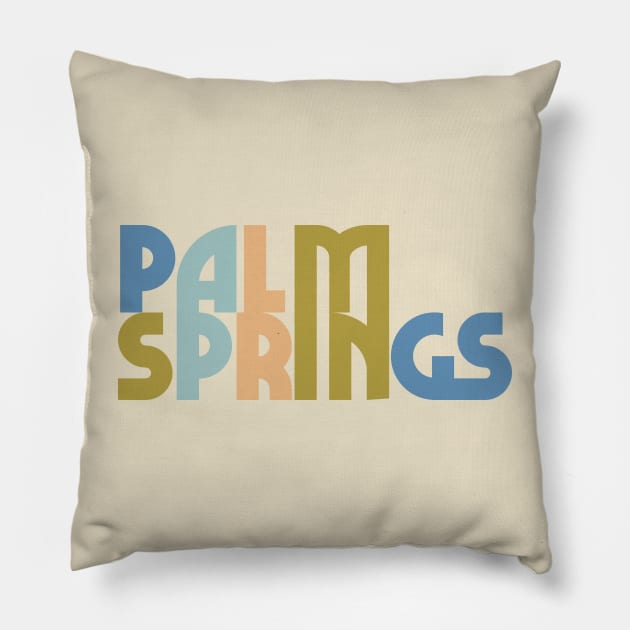 Palm Springs Pillow by hellojodes