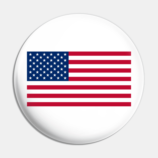 Flag of United states of america Pin by ghjura