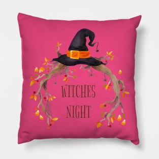 Witches Night Design Pillow