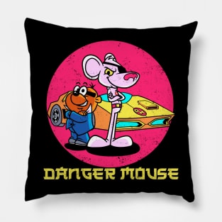 Danger Mouse Retro Japanese Pillow