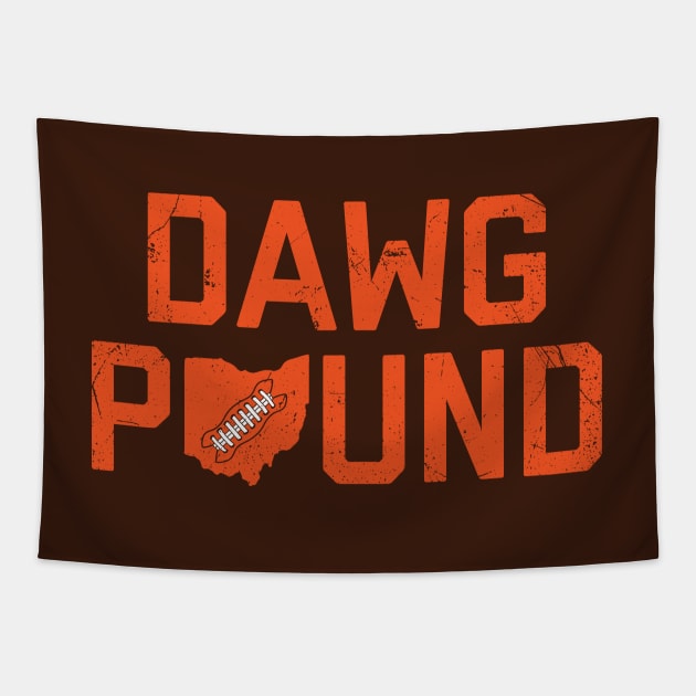 Dawg Pound - Brown Tapestry by KFig21