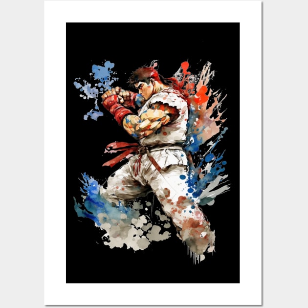 Ryu Street Fighter Design (1) Poster for Sale by GilliamPoundC