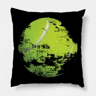 Tennis ball under construction Pillow