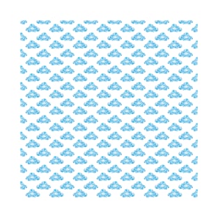 Diamond Cloud Pattern T-Shirt