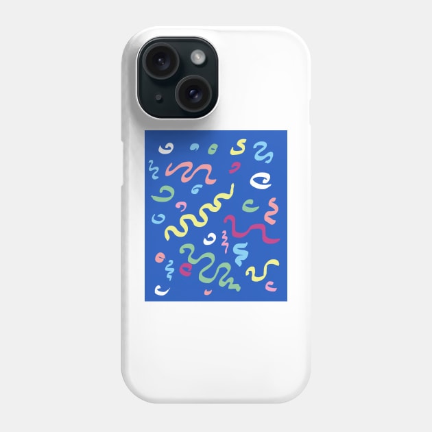 Spring Blue Abstract Phone Case by Kirovair