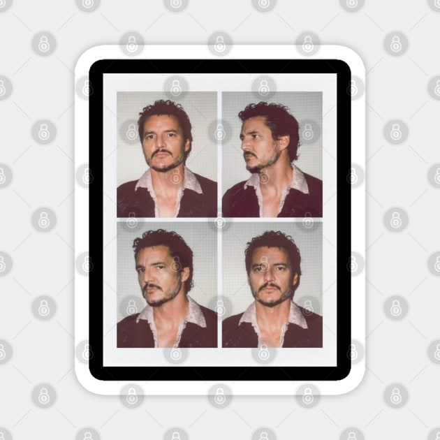 Pedro Pascal T-Shirt Magnet by chicledechoclo