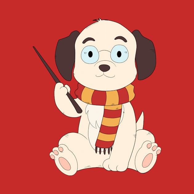Puppy Wizard by MordaxFurittus