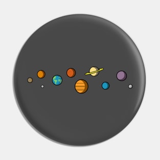 Solar System Pin