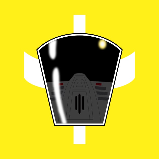 Lightspeed Rescue Yellow Ranger Visor by mavgagliano