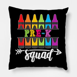 Team Pre K Squad Teacher Back To School 2023 Pillow