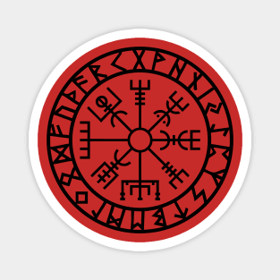 Vegvisir the Viking magical compass. Magnet