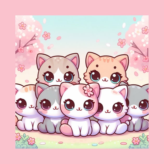 Kawaii Cats by __Døra__