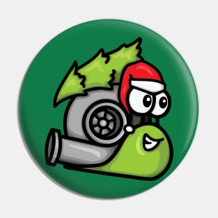 Turbo Snail - Christmas Tree Hauler (Green) Pin