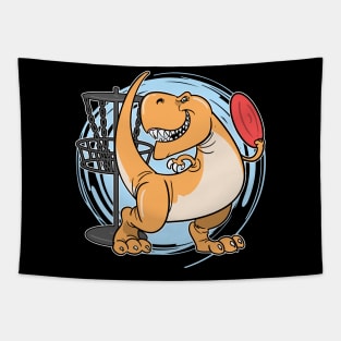 T-Rex Dino Disc Golf Frisbee Golf Tapestry