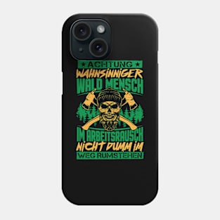 Lumberjack Woodworker Chainsaw Gift Phone Case