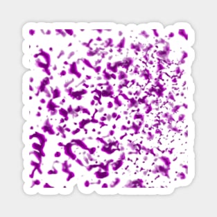 Paint Spatter pink Magnet