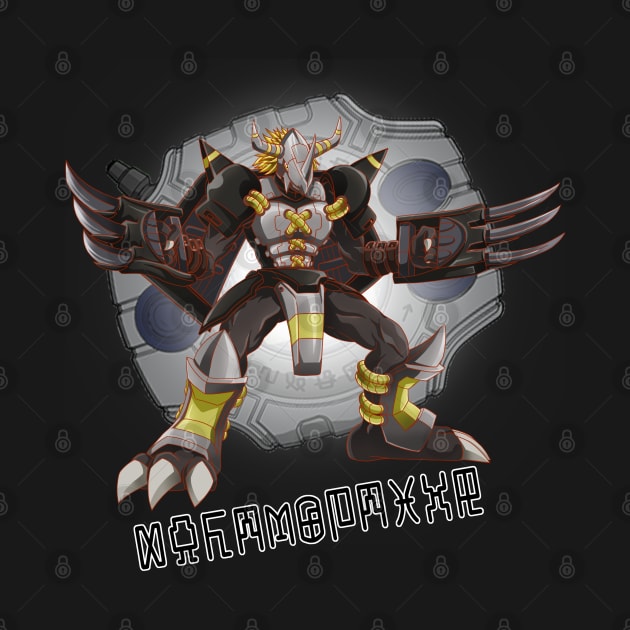 BlackWarGreymon by FireFlea